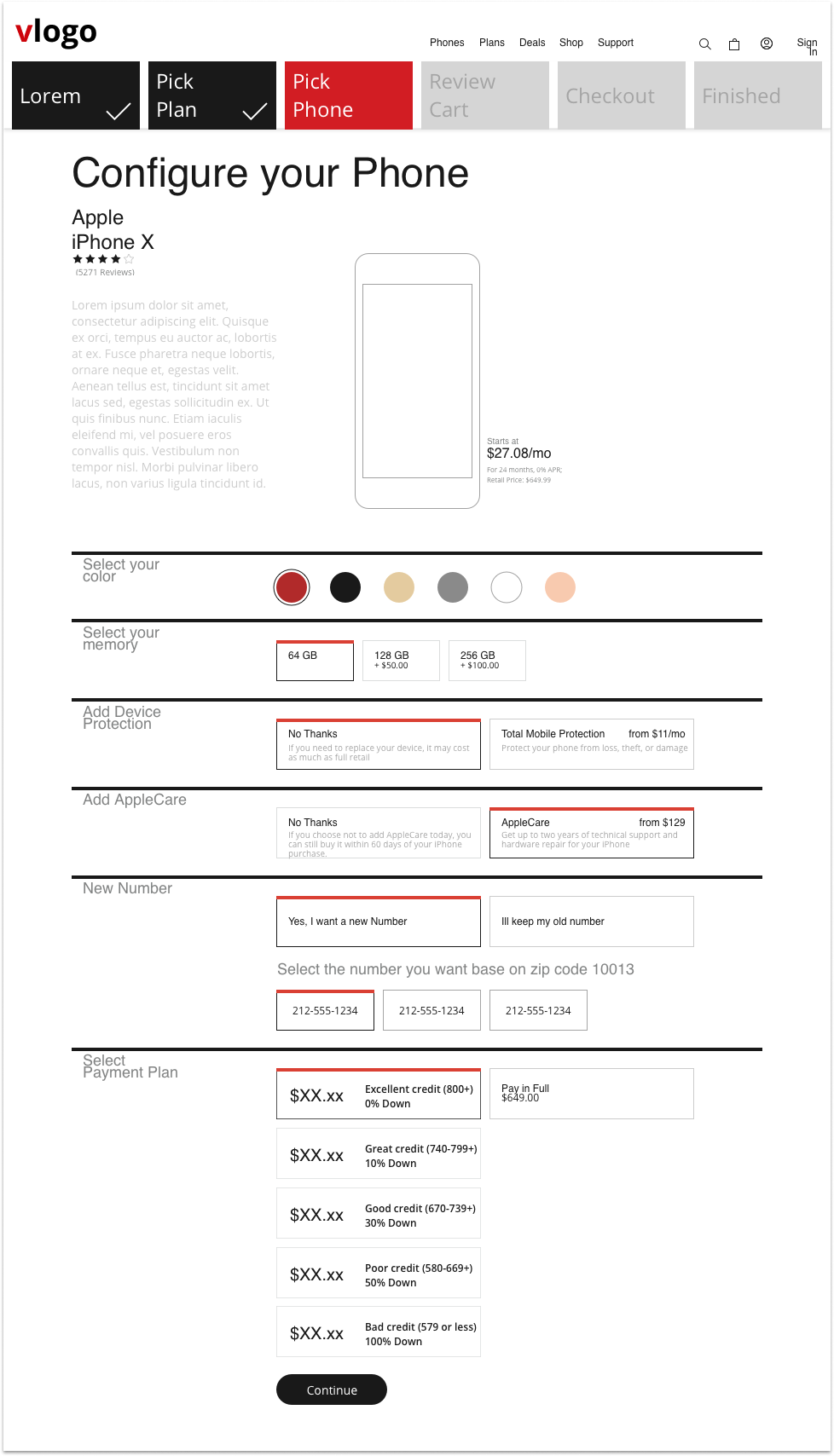 Screen 4: Configure Device - Device customization options